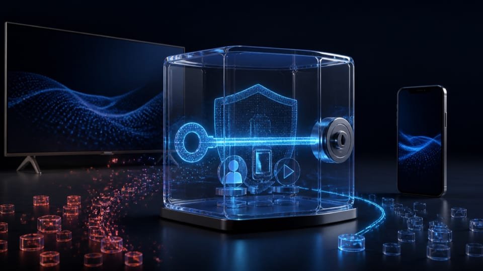 Données sur Smart TV : comptes, permissions et remise à zéro — illustration du contexte d’utilisation