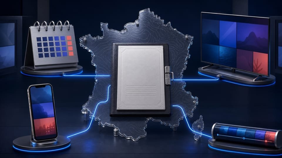 Téléviseur compatible et chaînes autorisées : deux vérifications — illustration du contexte d’utilisation