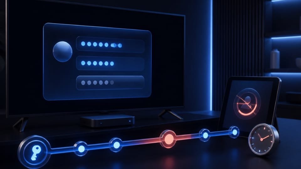 Accès IPTV refusés sur Smart TV : contrôler la saisie et le compte — illustration du contexte d’utilisation