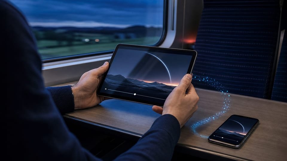 iPhone et iPad avec la TV : lecture locale et diffusion sur écran — illustration du contexte d’utilisation