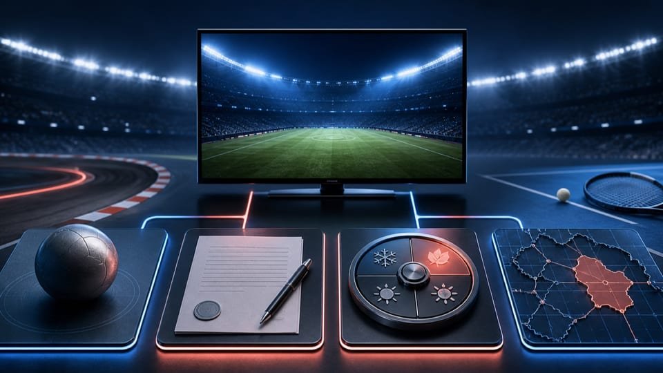 Sport sur Smart TV : source officielle, saison et diffusion — illustration du contexte d’utilisation